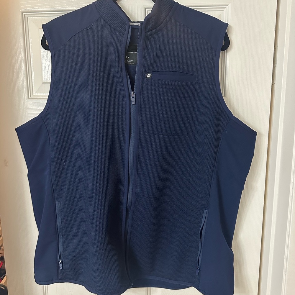 Navy Blue Fabletics Scrubs Vest XXL